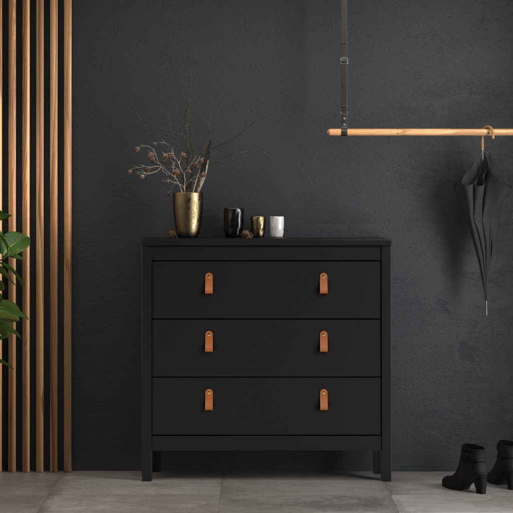 Loft chest of drawers - 3 drawer - Black - Image 3