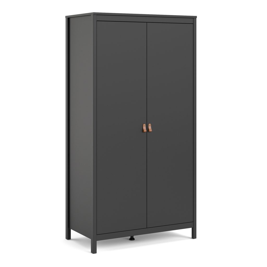 Loft two door wardrobe - Black