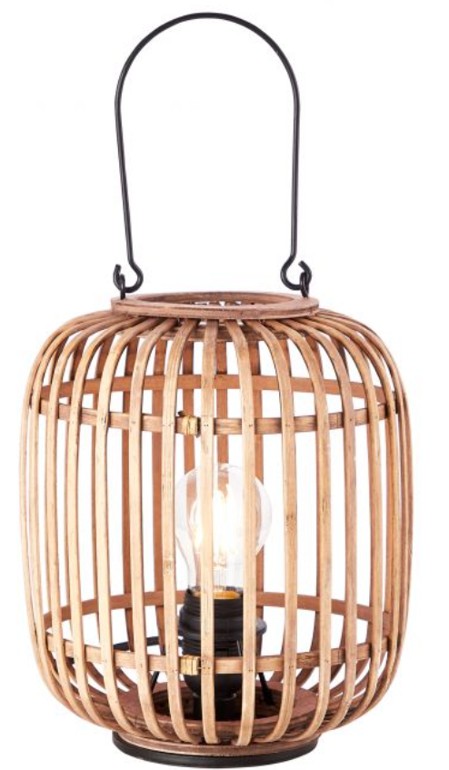 Wicker table lamp - Natural - Image 3